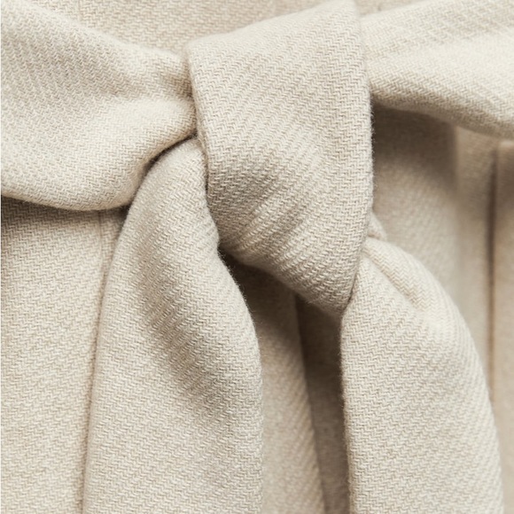 MANTECO MINIMALIST COAT WITH  WOOL ZW COLLECTION - Picture 9 of 11